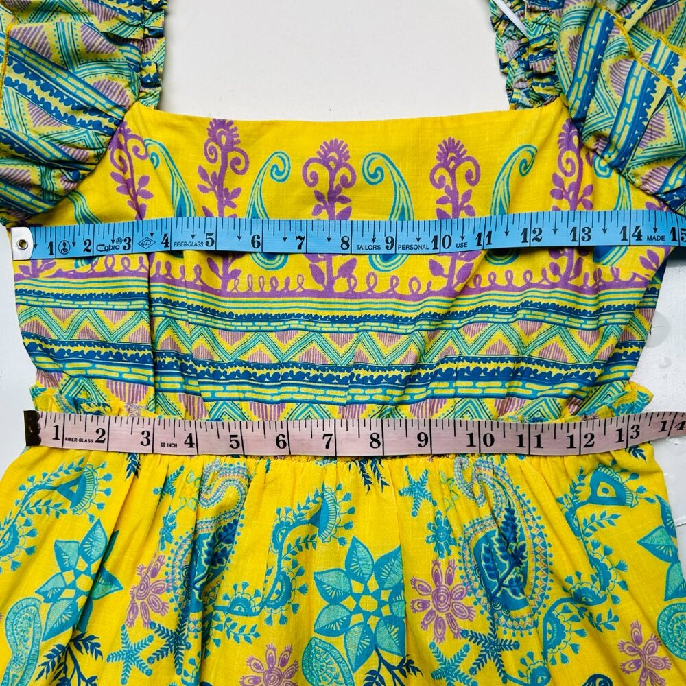 Celina Moon Midi Tiered Dress with POCKETS (size M) - Picture 11 of 12
